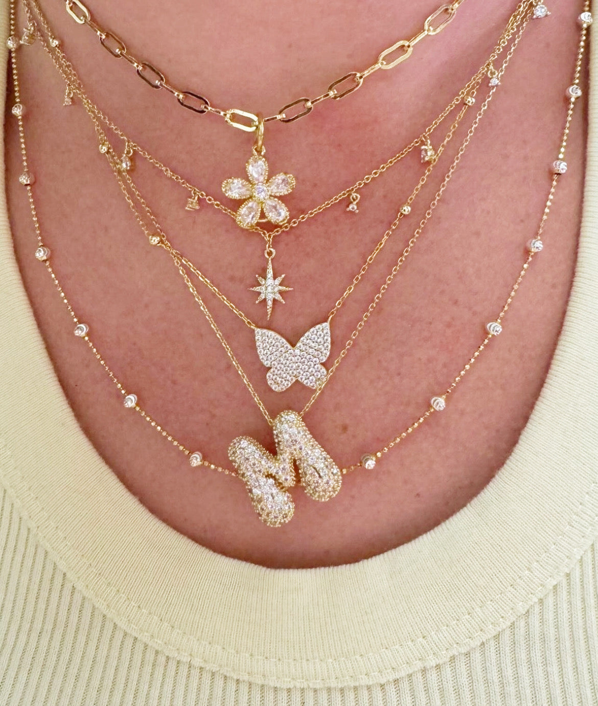 Butterfly CZ Necklace