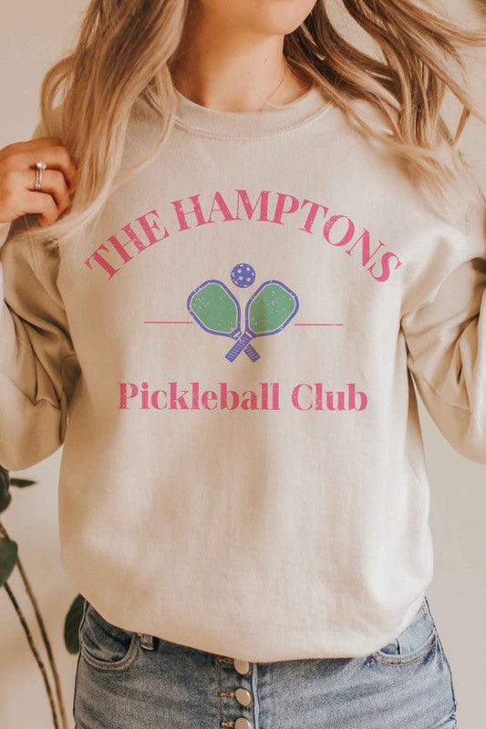 The Hamptons Pickleball Club Graphic Sweatshirt