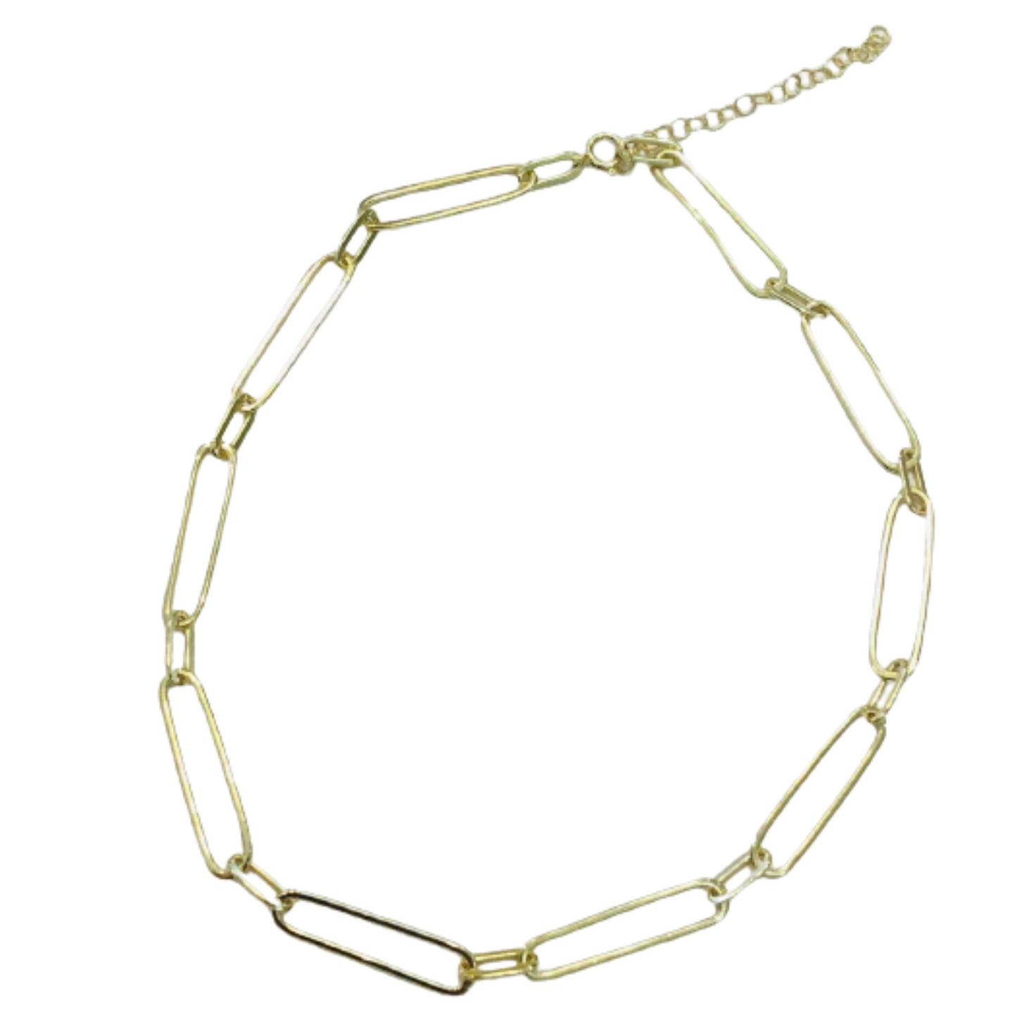 Paperclip Gold Choker