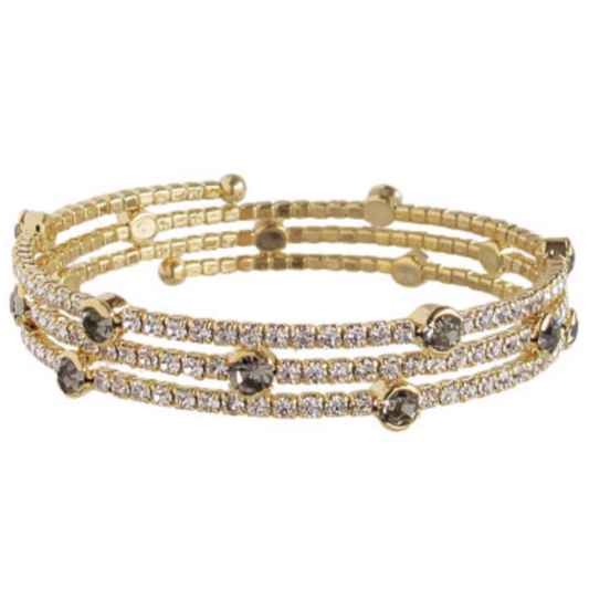 Wrap Rhinestone Bracelet