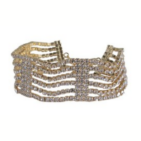 Gold Wave Bracelet