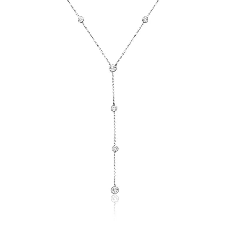 CZ Y necklace