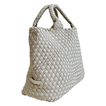 Lily Woven Neoprene Tote with Pouch