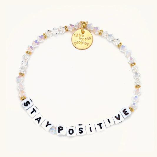 Stay Positive Little Words Project Bracelet