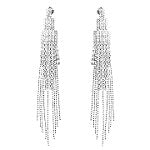 Rimestone Multi Strand Earrings